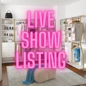 Live Show Flyer💕 Like to be notified when I go live